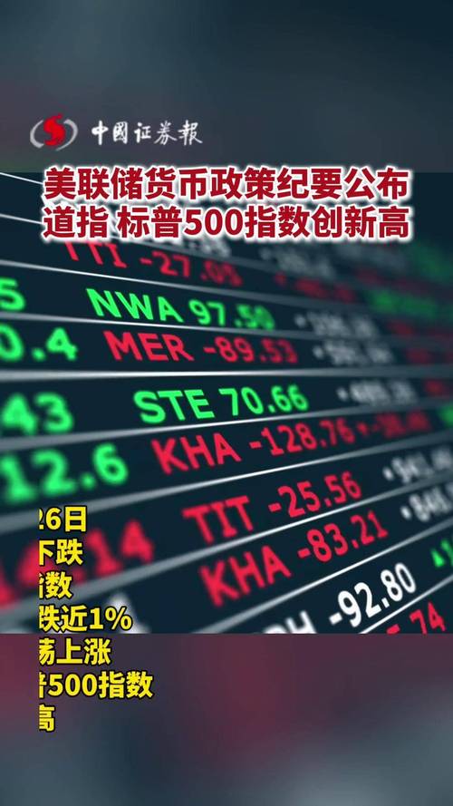 美国股市：标普500指数四连涨 受降息预期和制药业利好提振