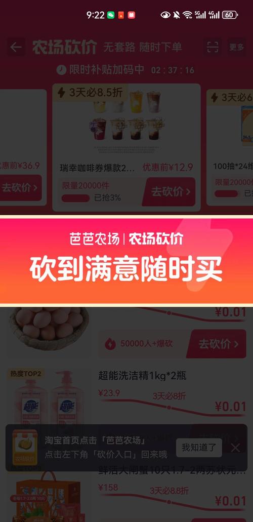 淘宝真人砍价助力网