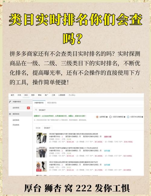 如何查询别人拼多多类目 
