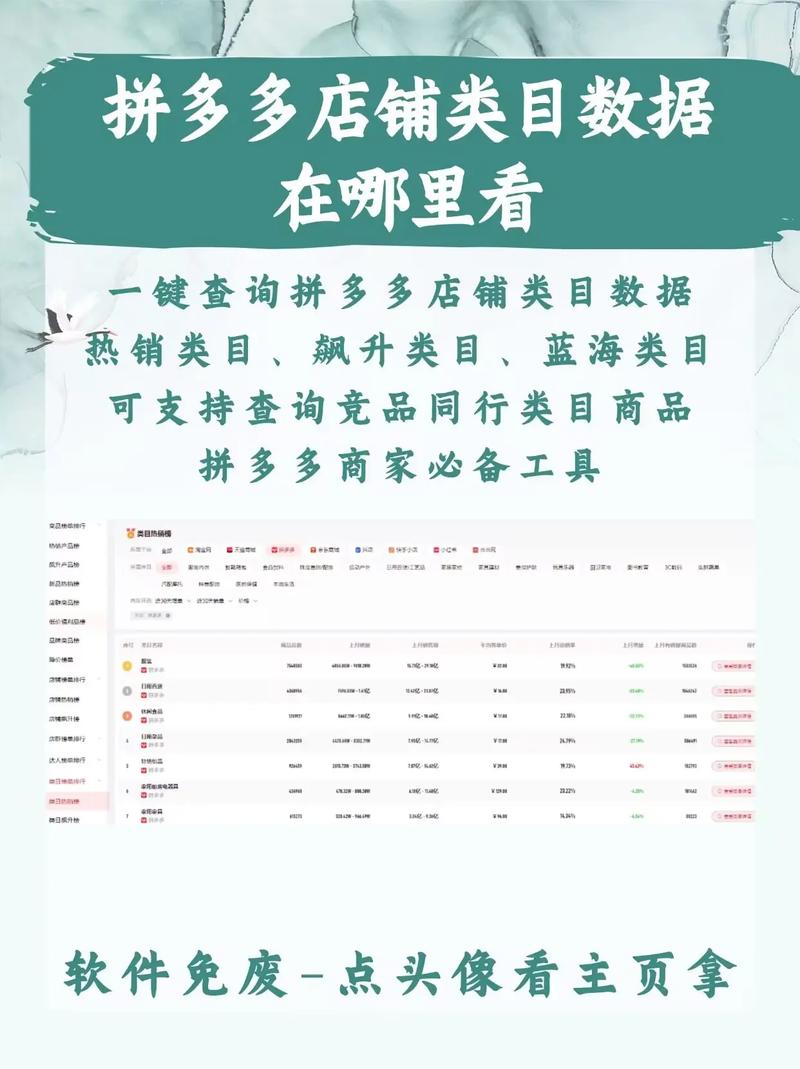 拼多多如何查询同行的类目 